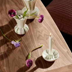 Signature lysestake 3,5 cm grønn