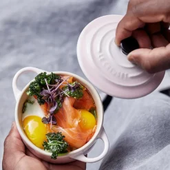 Signature minigryte steintøy 0,25L shell pink