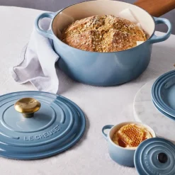 Signature rund gryte 4,2L chambray/gull