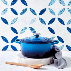 Signature rund støpejernsgryte 5,3L azure