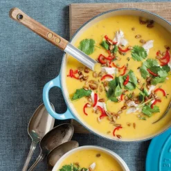 Signature støpejernsgryte rund 26 cm 5,3L caribbean