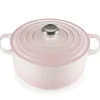 Signature støpejernsgryte rund 24 cm 4,2L shell pink
