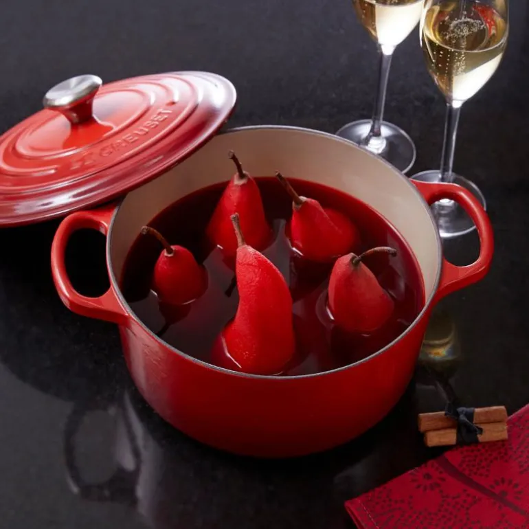 Signature støpejernsgryte rund 26 cm 5,3L cerise