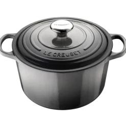 Signature støpejernsgryte rund 26 cm 6,3L flint