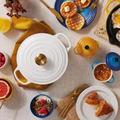 Signature støpejernsgryte rund 24 cm 4,2L white