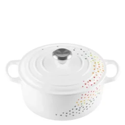 Signature støpejernsgryte rund 24 cm 4,2L loving white