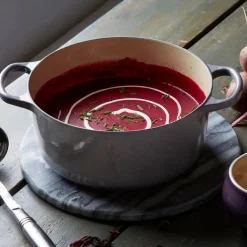 Signature støpejernsgryte rund 24 cm 4,2L flint