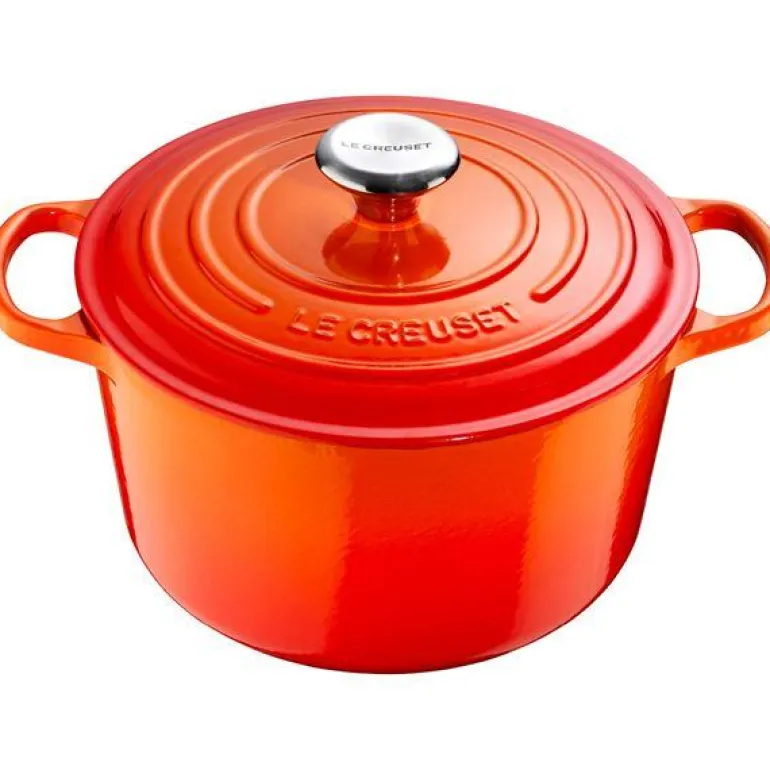 Signature støpejernsgryte rund 26 cm 6,3L volcanic