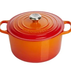 Signature støpejernsgryte rund 24 cm 5L volcanic