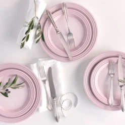 Signature tallerken 22 cm shell pink