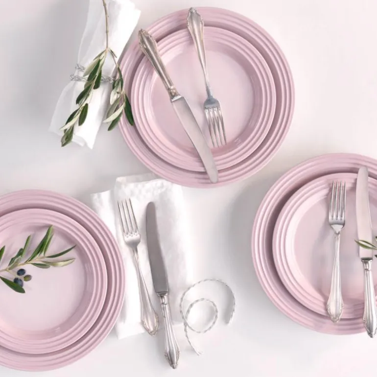 Signature tallerken 22 cm shell pink