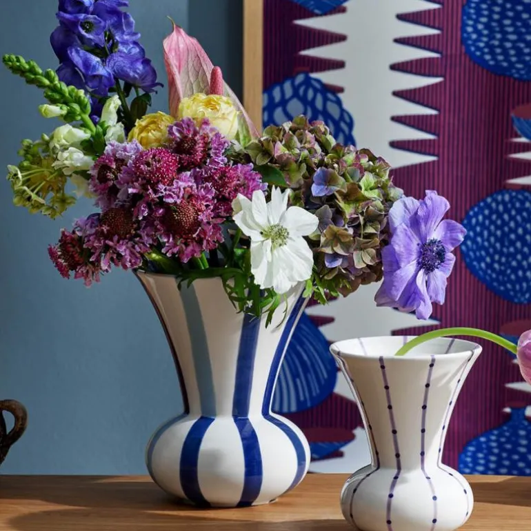 Signature vase 20 cm blå