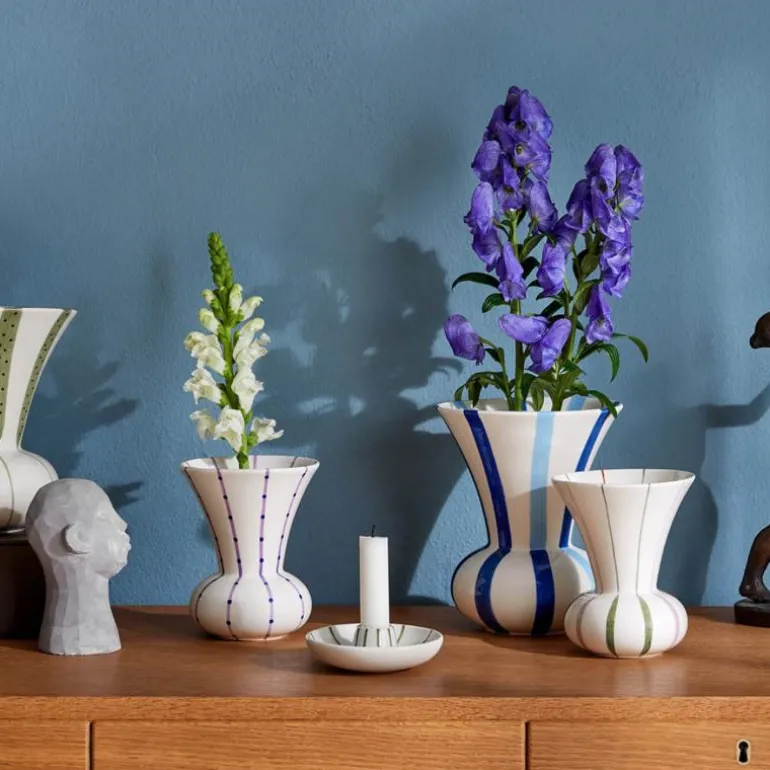 Signature vase 20 cm blå