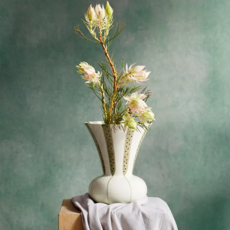 Signature vase 20 cm grønn