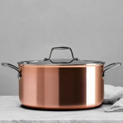 Signerat gryte 5,3L kobber