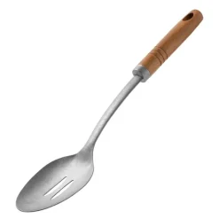 Signerat serveringsskje 33 cm natur/børstet stål