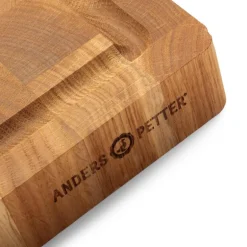 Signerat skjærebrett 38x28 cm eik