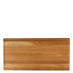 Signerat skjærebrett 78x38 cm eik
