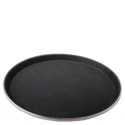 Sigrid serveringsbrett antiskli 35,5 cm svart