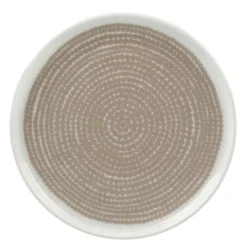 Siirtolapuutarha asjett 13,5 cm hvit/beige