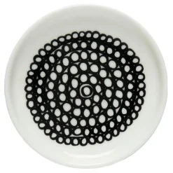 Siirtolapuutarha asjett 8,5 cm hvit/svart