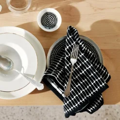 Siirtolapuutarha asjett 8,5 cm hvit/svart