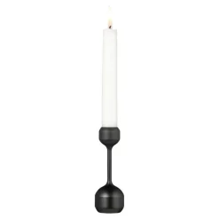 Silhouette lysestake 12 cm svart