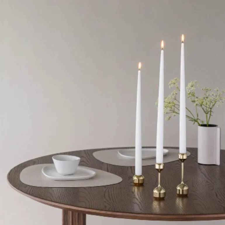 Silhouette lysestake 14,5 cm gullbelagt