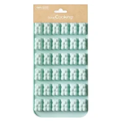 Silikonform gummibjørner mintgrønn