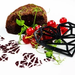 Silikonform Love At First Bite 3 stk grå/hvit