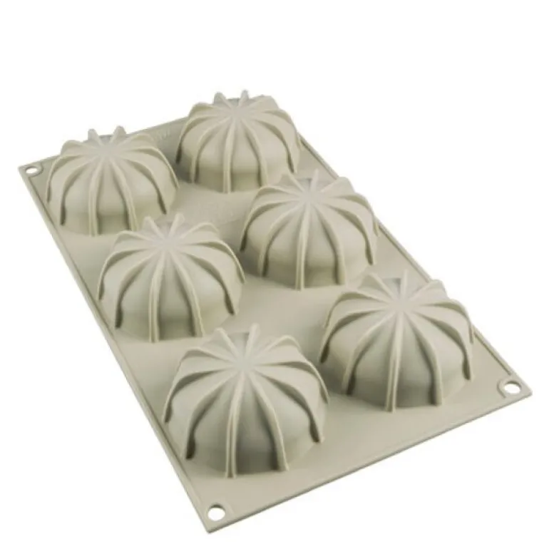 Silikonform mini Goccia 6 stk 6,8x3,3 cm