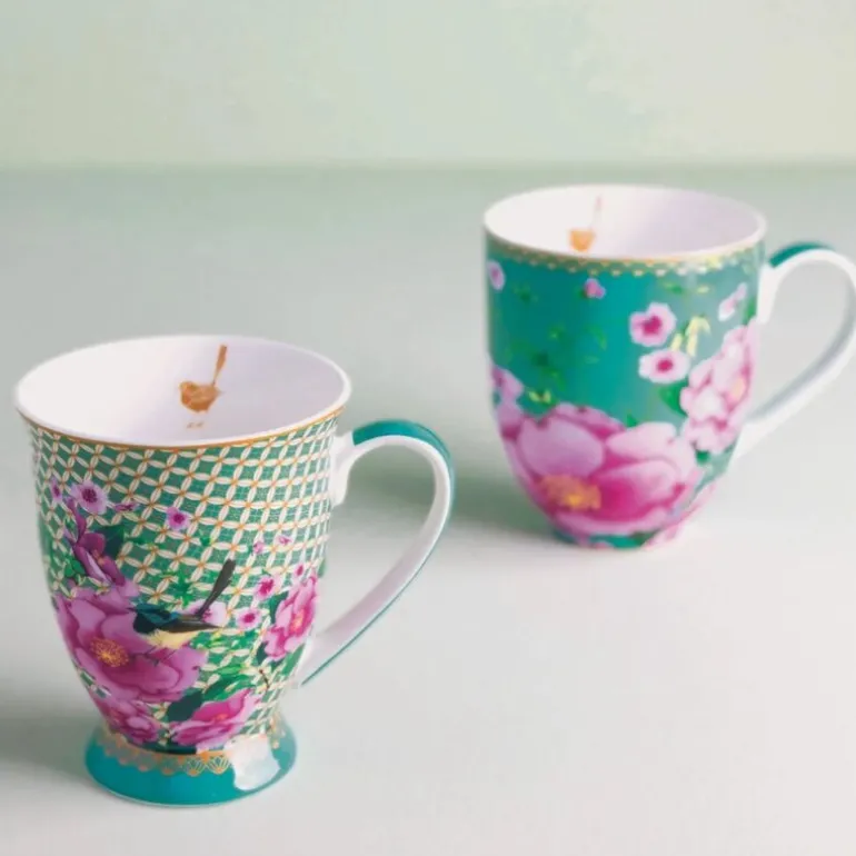 Silk Road krus 40 cl blå