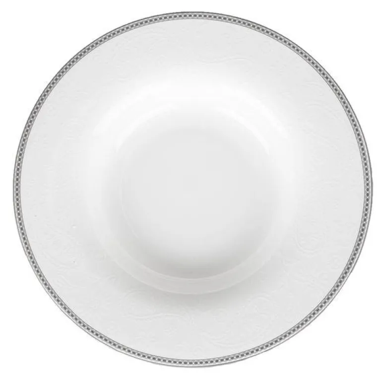 Silver Paisley pastatallerken 26 cm