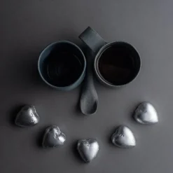 Sjokoladehjerter glad i deg sølv