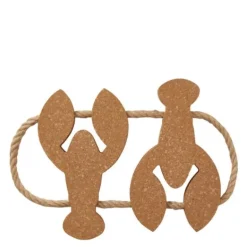 Skandinavien bordskåner hummer 22x20 cm kork