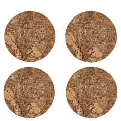 Skandinavien glassunderlag 10 cm 4 stk