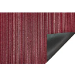 Skinny Stripe dørmatte 61x91 cm raspberry