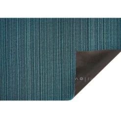 Skinny Stripe dørmatte 46x71 cm turquoise