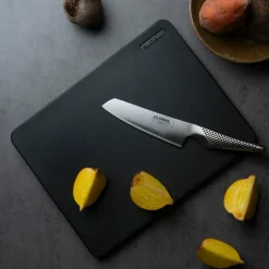 Skjærebrett av sukkerrør 32x25 cm svart