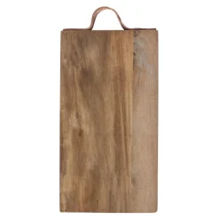 Skjærebrett med rem akasie 48x27 cm
