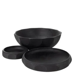 Skål akasietre 11 cm svart