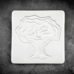 Skål til olivenolje 18 cm hvit