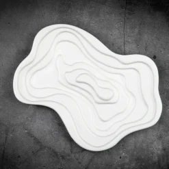 Skål til olivenolje 22 cm hvit