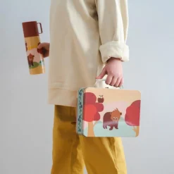 Skog koffertboks 19x16 cm gul