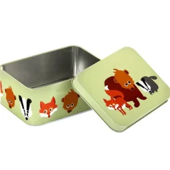 Skogsvenner matboks 6x10x14 cm grønn