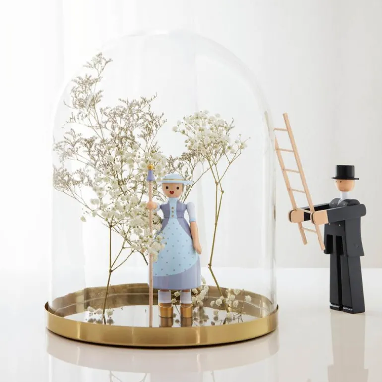 Skorsteinsfeier trefigur 20,5 cm svart