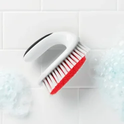 Skrubbebørste 12,5 cm svart/hvit