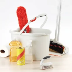 Skrubbebørste 12,5 cm svart/hvit