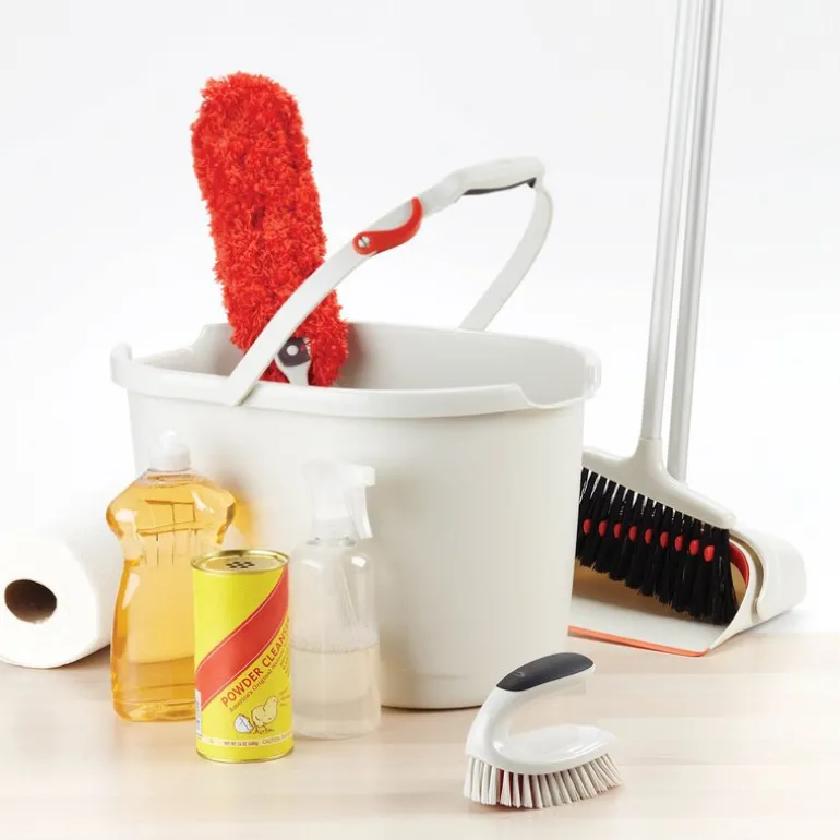 Skrubbebørste 12,5 cm svart/hvit