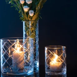 Skyline Lux clear vase 30 cm